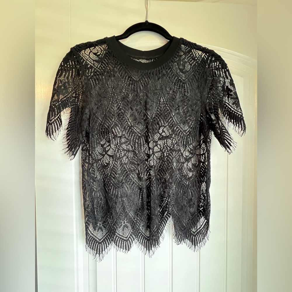 Lace Top from Anthropologie Sz XS